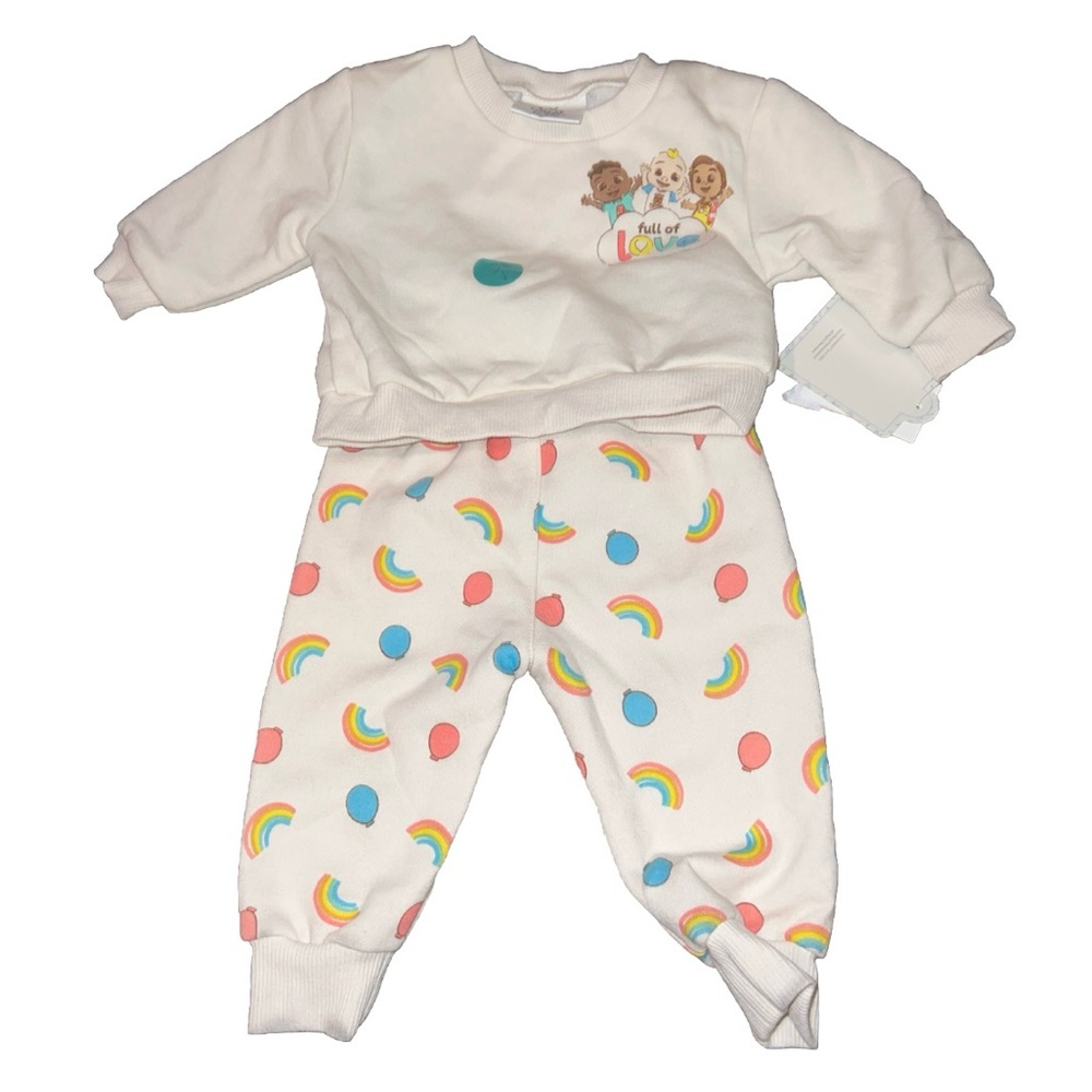 NWT Baby Cocomelon Top and Bottom 2 Piece Set